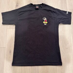 Kith Disney Mickey Mouse Short Sleeve Shirt Black Sz. Medium Men Unisex